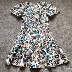 Anthropologie’s Somerset Mini Dress in Butterfly Print